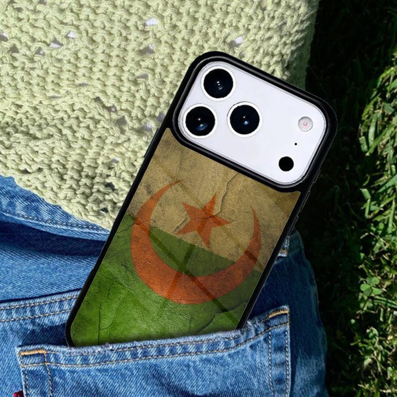 Algeria Flag Phone Case Cover for IPhone 11 12 13 14 15 16e 17 Pro Max Coque for IPhone 17 Air