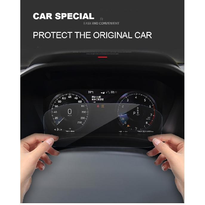 

Для volvo XC60 XC90 S90 V90 XC40 S60 V60 внутренняя модификация ПВХ-пленка для приборной панели, защитная пленка для центрального управления 2019-2023 xc40