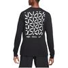 Nike Dri-fit Alphabet Logo Printing Long Sleeves Round Neck Black Men's DH0714-010