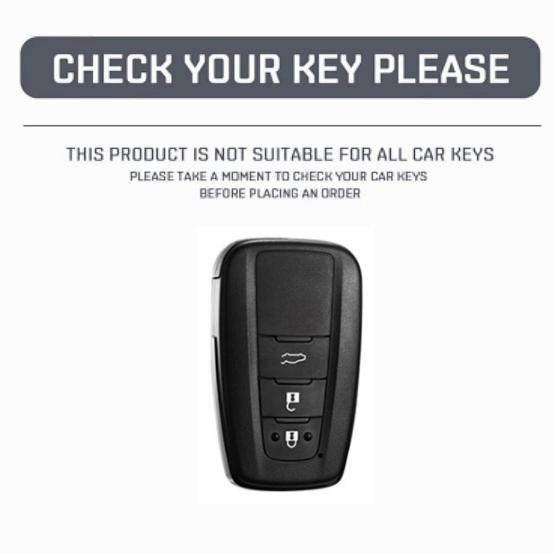 3Buttons Leather Car Key Case Cover Shell For Toyota Prius Camry Corolla CHR C-HR RAV4 Land Cruiser Prado Keychain Accessories