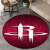 Rockets Team Art Round Rug for Livingroom,Bedroom, Palyroom, Chair Rug, Area Rug, Circle Carpet, Large Size Fan Christmas Gift
