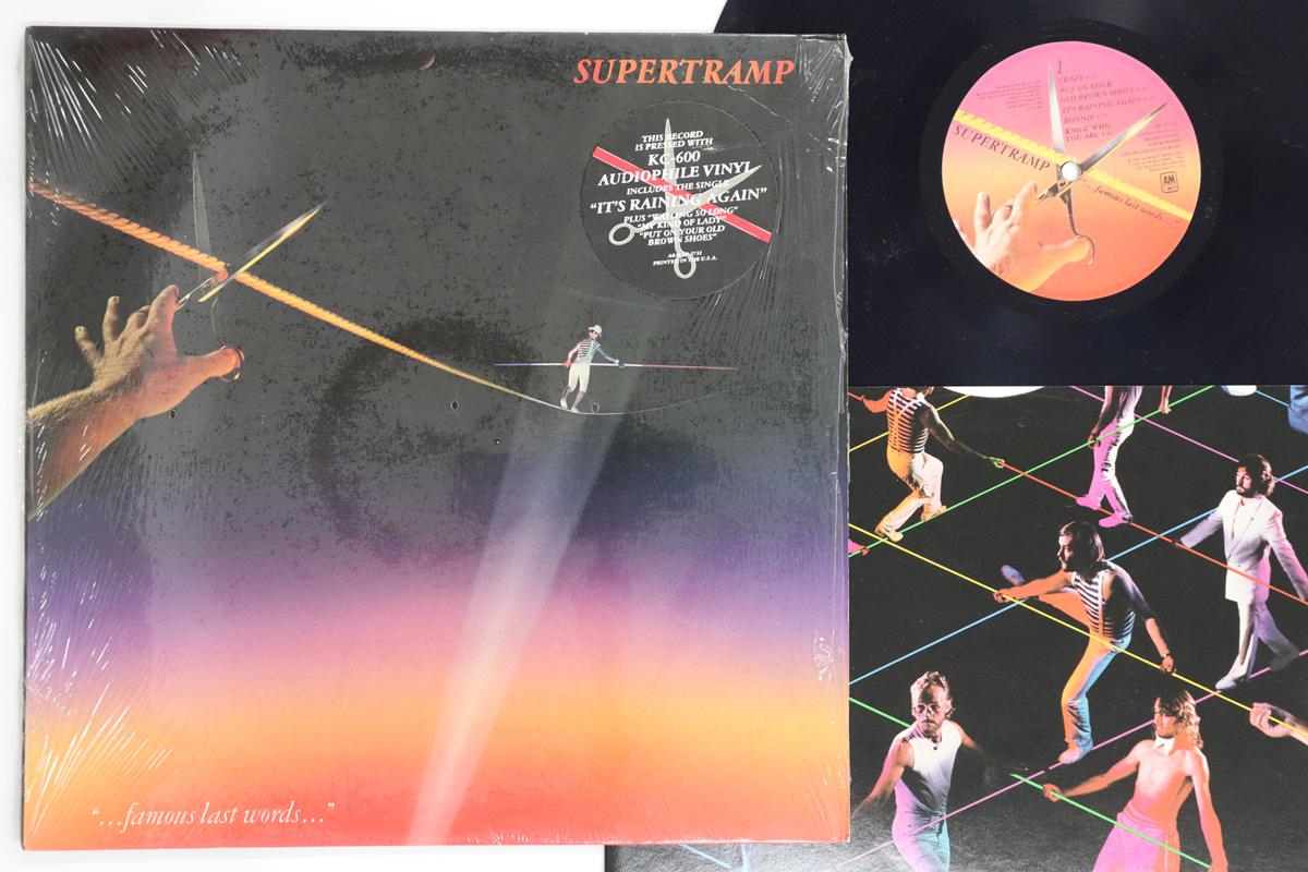 

LP Пластинка SUPERTRAMP - Famous Last Words SP3732 A&M 1982 US Рок Б/У