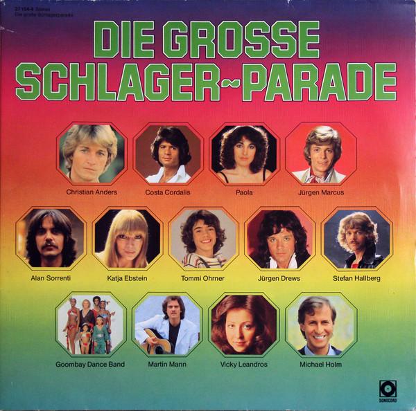 

LP Record VARIOUS - Die Grosse Schlager-Parade 271544 SONOCORD 1980 Germany Rock Used