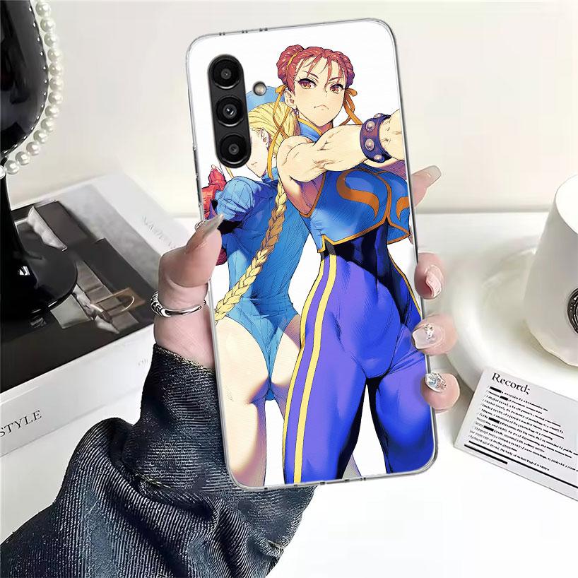 ChunLi S-Street F-FighterS Phone Case For Samsung Galaxy A13 A14 A15 A16 A17 A53 A54 A55 A56 A57 A33 A34 A35 A36 A37 A23 A24 A25