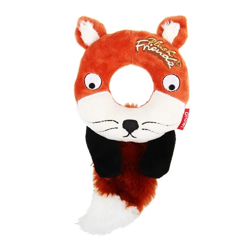 

Frog Donut Dog Toy Plush Rubber Sounding Molars Bite-resistant Pet Toys Pet Products