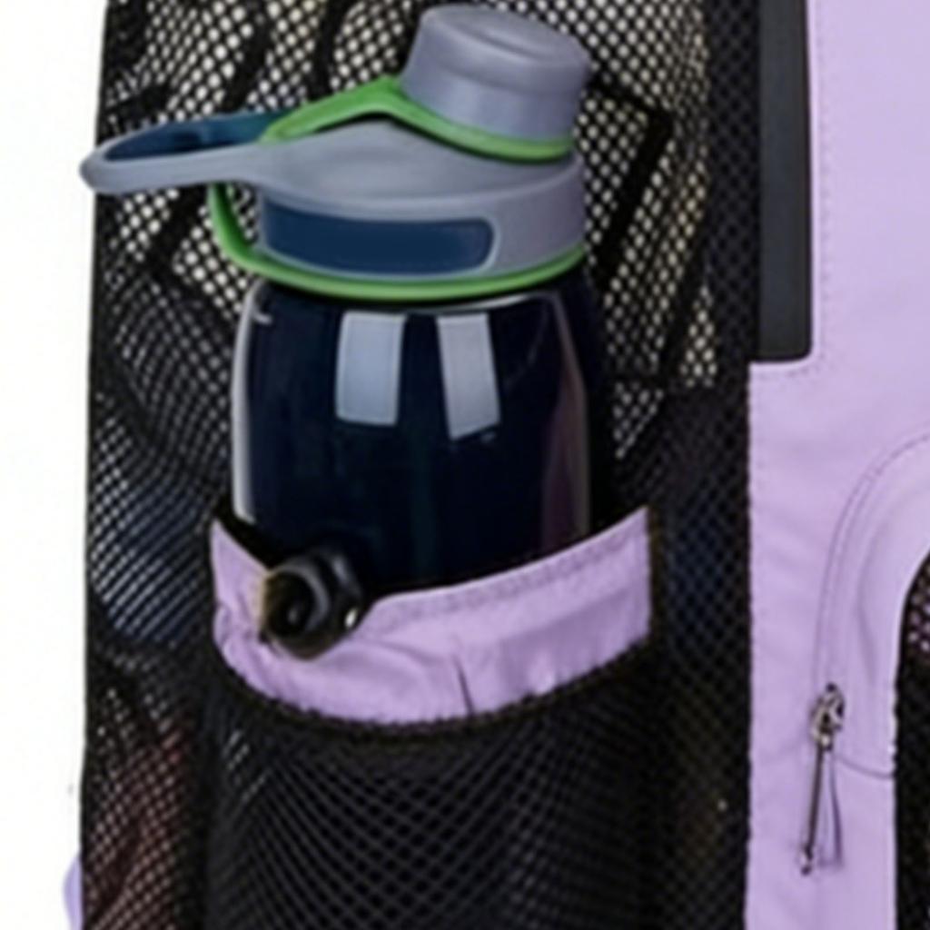 Swim Backpack Tear Proof Water Proof Mesh Drawstring Backpack with Wet Pocket for Gym Workout Beach Violet