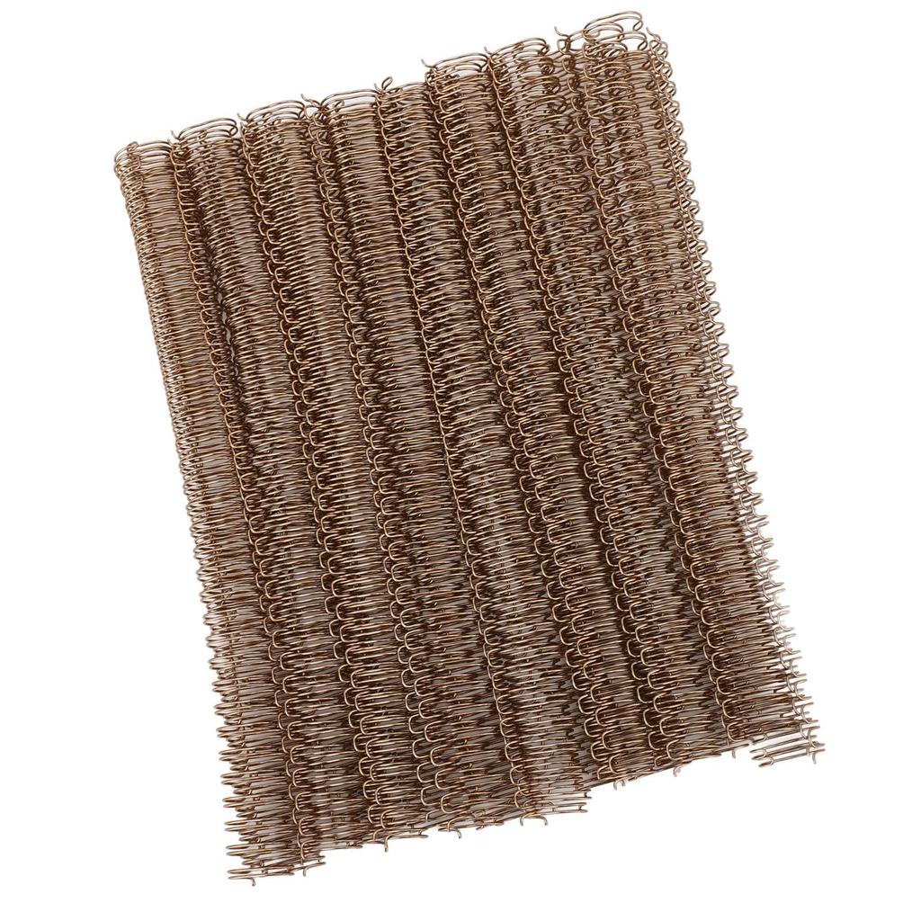 100 Stück 9/16 Zoll Drahtbinde-Rücken 120 Blatt Kapazität Spiralbindung Doppelringbindung Doppelringdraht
