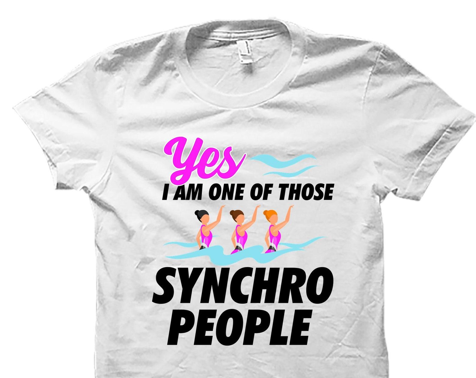 Synchro Gift. Synchro Shirt. Synchro Tshirt. Synchronized Swimming Shirt. Synchronized Swimmer Gift #OS4779 4XL