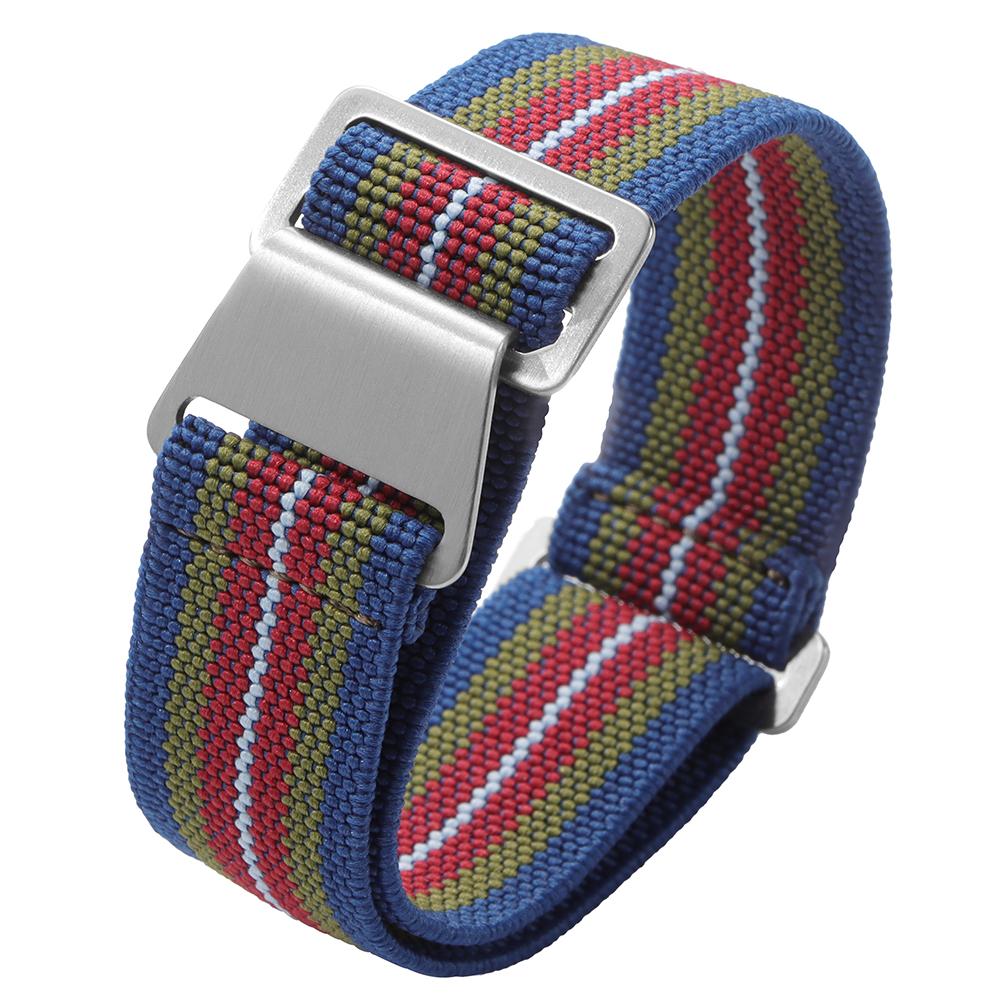 18/20/22mm Nylon Watchbands Parachute Elastic Breathable Skin Friendly Straps for Rolex Water Ghost for Omega for Tudor Bracelet