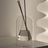 130/200ML Transparent Glass Aromatherapy Diffuser Bottle Glass Storage Containers Home Decoration with Diffusers Sticks