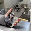 Rich sunglasses for little girl iPhone17Pro space phone case Apple 16 transparent 14/15 fine hole 13