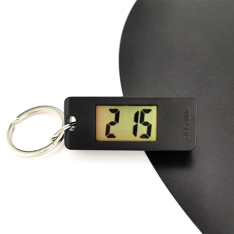 Student Candy Color Digital Keychain Watch - Silent Mini Clock Gift