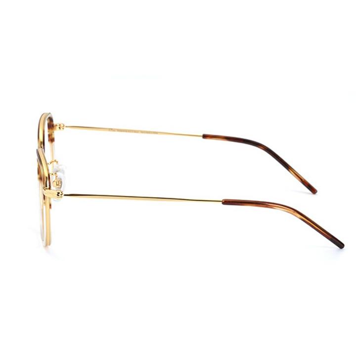 Alloaiweeo [Alo:Ctzen] Ci9710B C2 Classic Soltex Square Two-Tone Leopard/Gold Eyeglass Frames