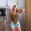 European And American New Women'S Onesie Sexy Pit Ribbed V-Neck Sleeveless Vest Onesie White