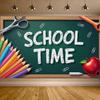 Versatile Decoration School Time Hanging Wall Banner Event Background for Classroom