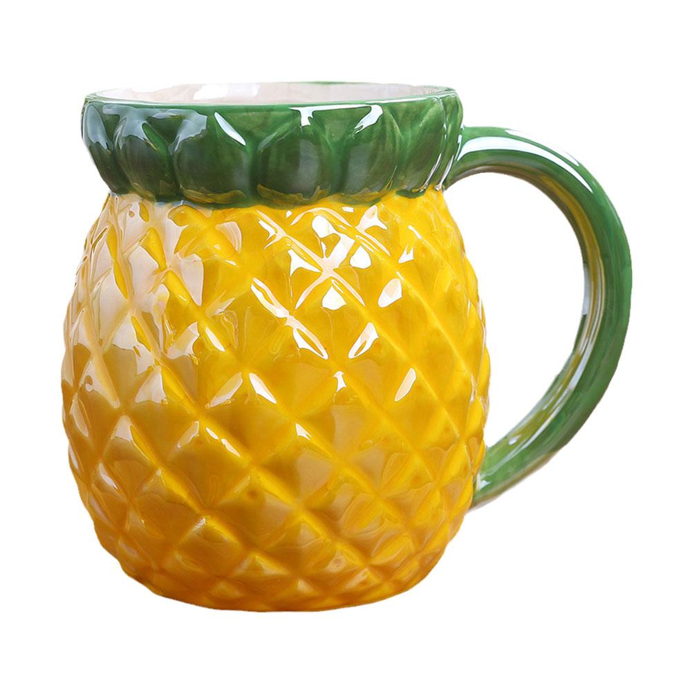 Europäischen und Amerikanischen Kürbis Büro Tasse Kreativität Keramik Tasse Nette Orange Lieblings Form Becher Y2A2