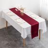 12x108 Inch Table Runner Solid Color Tablecloth Luxury Dining Table Decoration  Wedding Decoration