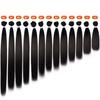 Synthetic Straight Hair Extension Salon Natural Hair Bundles 24-36 Inches Ombre Brown Blonde Fake Hair High Temperature Fiber