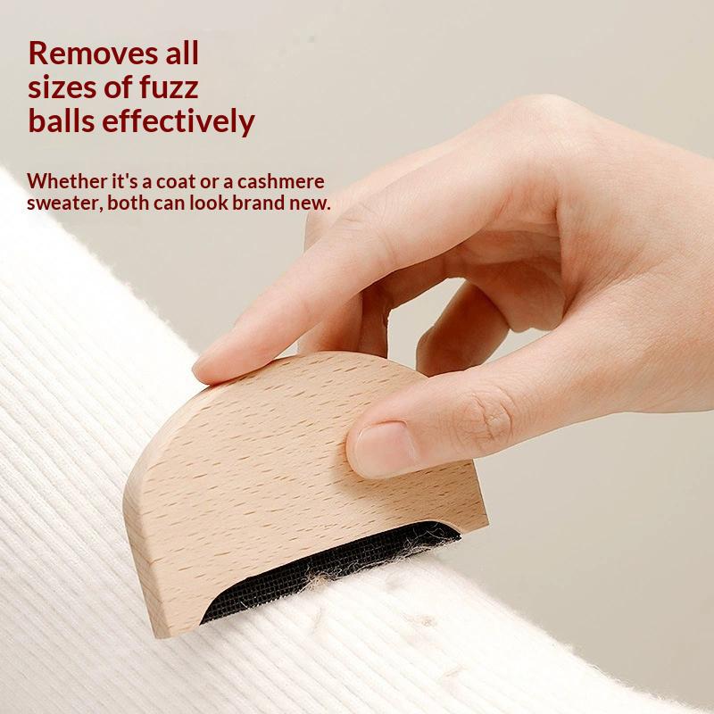 Epilierer aus Holz, Pullover, Kleidung, Rasierer, Stoff, Kleidung, Pullover, Fusselentferner, manuell, tragbarer Fusselschneider aus Holz, Kamm, Rasierer