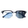 Glasses Light-Sensitive Color-Changing Half-Frame Myopia Glasses Men'S Flat Glasses Advanced Uv-Proof Sunglasses Flat Glasses Women'S