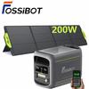 Estação de Energia Portátil FOSSiBOT F1800 1024Wh com Painel Solar 200W, Bateria LiFePO4 Estação Elétrica 1800W(Pico 2700W), ECO/BMS
