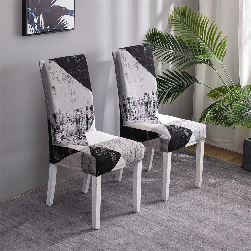 Chair Covers Set Of 1/2/4/6 Pcs, Parson Chair Slipcovers For Dining Room, Removable Kitchen Chair Cover For El And Ceremony