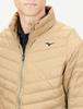 Mizuno Breath Thermo Move Down Golf Recycled Safari Size L Wear, Moisture-Wicking, Heat-Generating, Materials, E2ME2505, Beige,