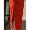 Red cheongsam women's new Chinese 1011 new engagement wedding toast hanging neck sleeveless young high sense