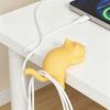 Cute Cat Shaped Table Edge Hooks Adhesive Free Desk Hanger for Bag Key Headphone Office Home Desk Organizer Hook for Hanging
