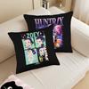 K-Pop Demon Hunter Pillow Cover Anime Movie Pillow Case Sofa Pillow Cushion Cover Christmas Decorations Home Supplies