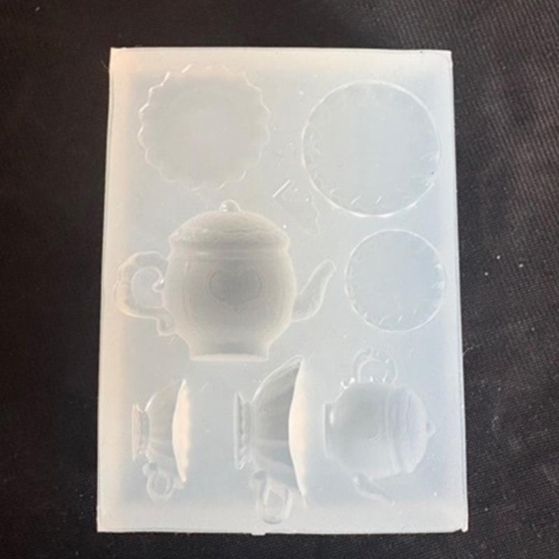 Heat Resistant Silicone Teapot Shaped Mold For Cake Decorating Clay Modeling And Epoxy Resin Projects