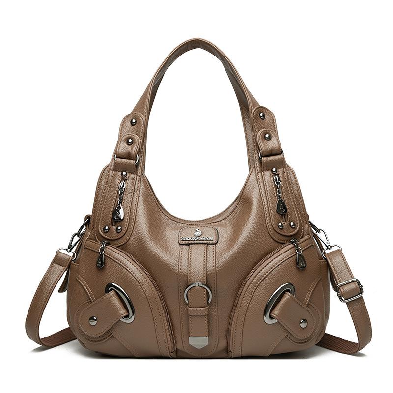 

Трендовая вместительная сумка на одно плечо в стиле ретро тай-дай и ручная сумка кроссбоди для женщин темные хаки