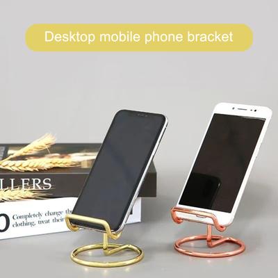 Lazy Phone Bracket Support Stable Capacity Non-slip Strong Bearing Phone Ironwork Cell Steady Desk Stand Holder