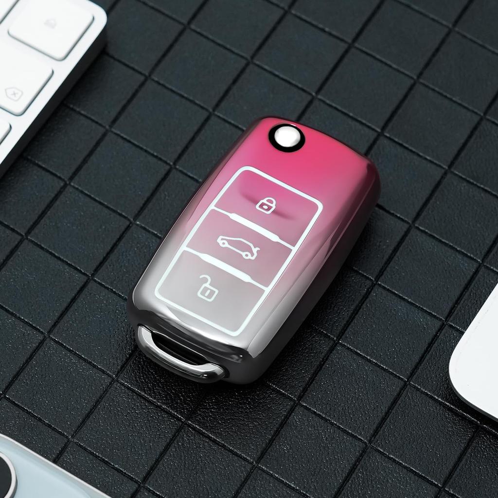 [OATSBASF] Car Key Cover Suitable for Mercedes Benz, Luxury TPU, Dirt and Slip Prevention,