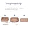 Multifunctional Large Capacity Makeup Storage Bag Felt Cloth Liner Travel Insert Portable Bag In Bag Cosmetic Organizer