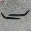 Carbon Fiber Front Bumper Canards and Fog Light Set for Alfa Romeo Giulia.