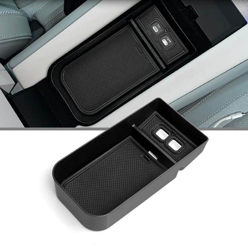 Car Center Console Armrest Storage Box Tray Organizers for Polestar 4 2024 2025 Interior Accessories