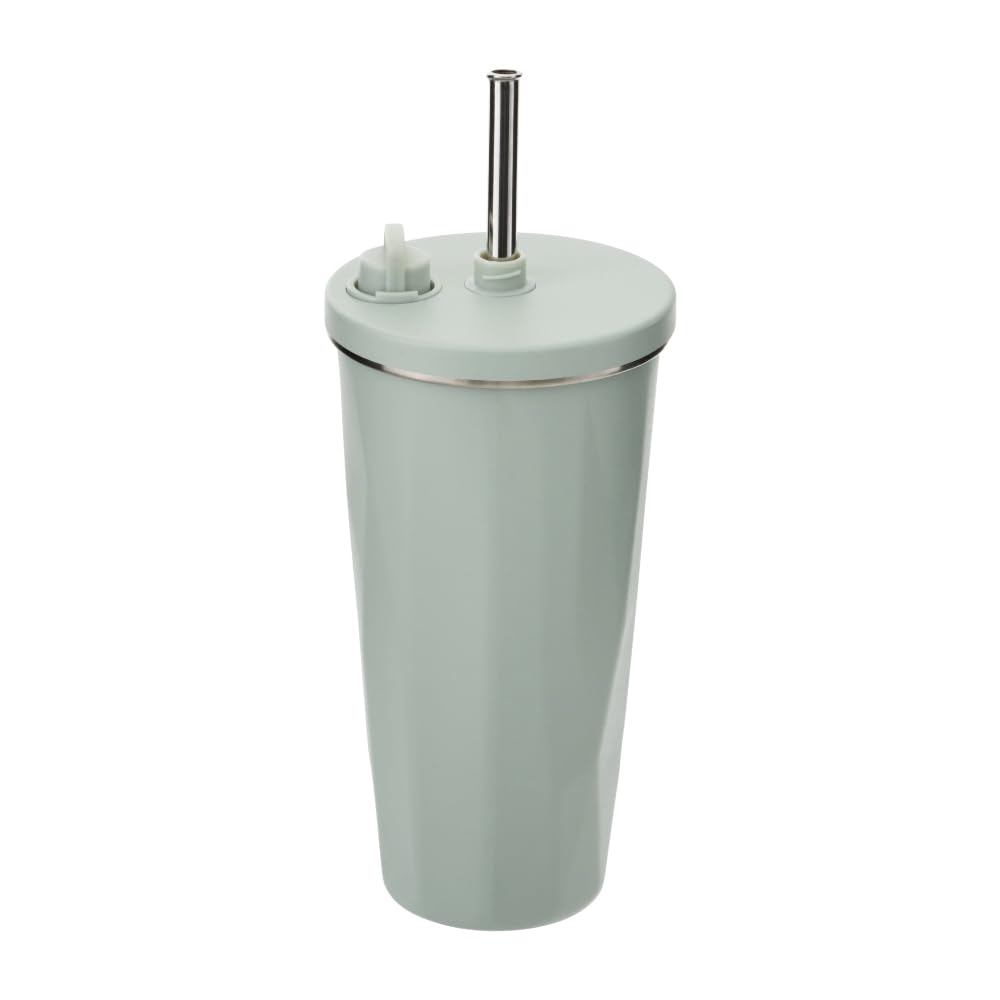 Takeda Corporation x x cm Tumbler with 19.15 9.15 9.15 Straw, Insulated, 480ml, Green, STT-480GR