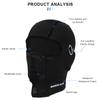 Winter Fleece Cycling Cap With Glasses Hole Full Face Cover Mask Headwear Bike Headwear Balaclava Hiking Climbing Helmet Liner