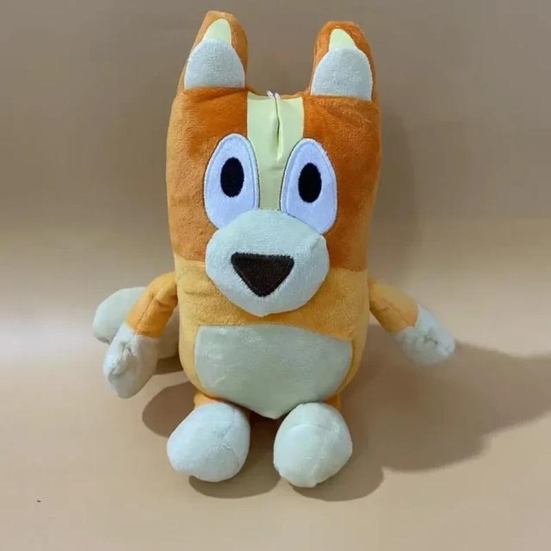 Peluche Bluey Dog Bingo Family Plush Toy Cartoon Dog Soft Stuffed Animals Dolls Birthday Christmas Gifts Family Bluey Bingo