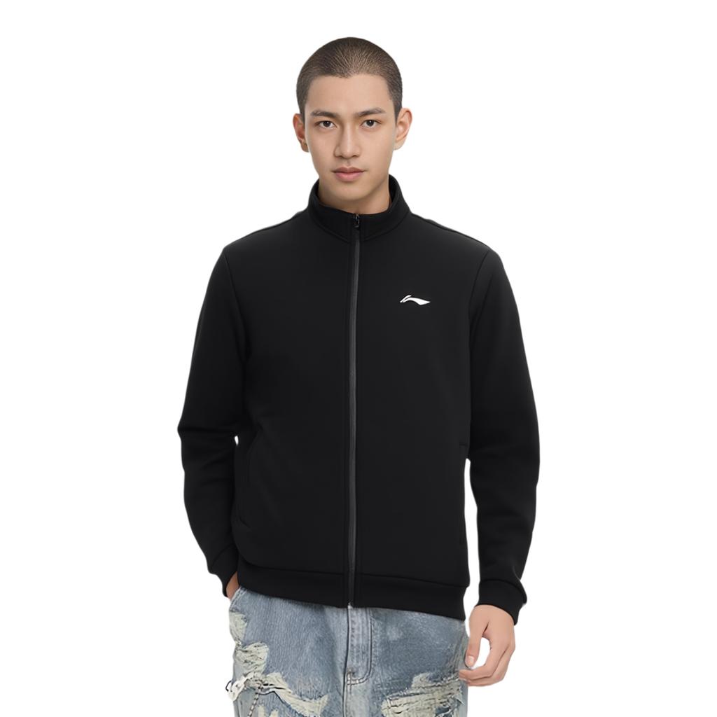 Li Ning Sweatshirt Men's Pure Black YWDV349-1