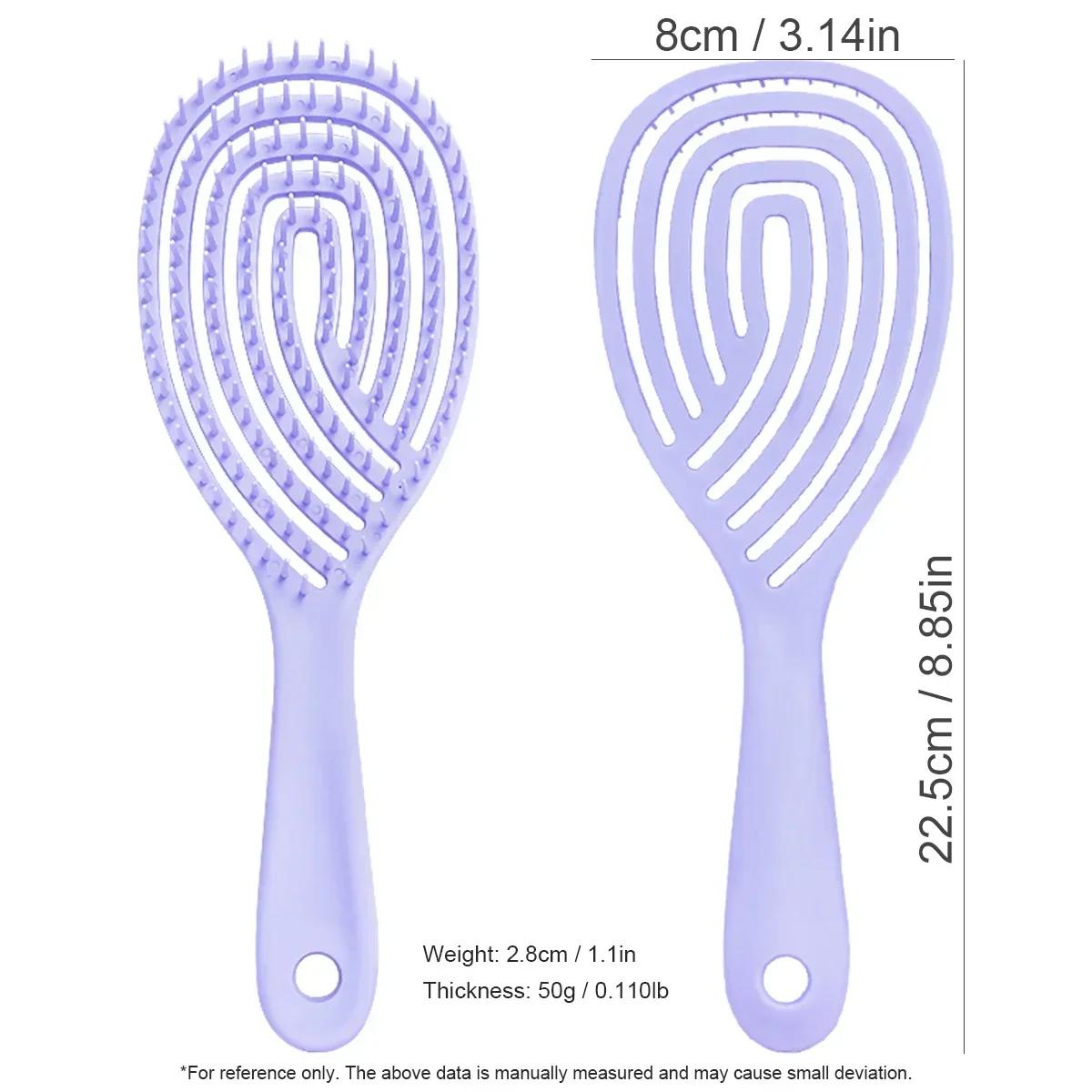 

Расческа для массажа волос с щетиной, нейлоновая щетка для волос, щетка для вьющихся волос для салона, парикмахерские инструменты, антистатическая распутывающая расческа