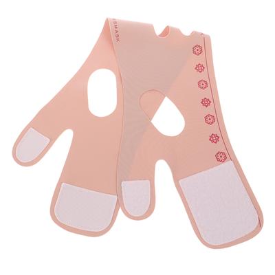 תחבושת לעיצוב פנים חגורה להרזיית פנים מתיחת סנטר V ליין לחי צוואר מעצב רצועה מסיכת ליפט מסיכת פיסול פנים חגורת שינה יופי עיסוי