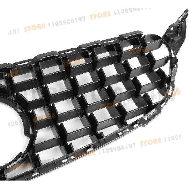 for Mercedes Benz 2015-2018 2019-2021 W205 C-Class C180 C200 C250 C300 C400 GT Front Bumper Grille Hood Grill With Camera Hole