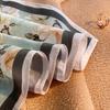 Spring new magnolia floral silk small square scarf women's high-end mulberry silk silk scarf scarf elegant silk scarf gift