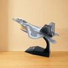 Modello Aereo F22 1/100 Aereo in Scala Metallico Caccia F22 Raptor USAF Aeronautica Militare USA Aereo in Metallo Pressofuso Display Collezione Regalo