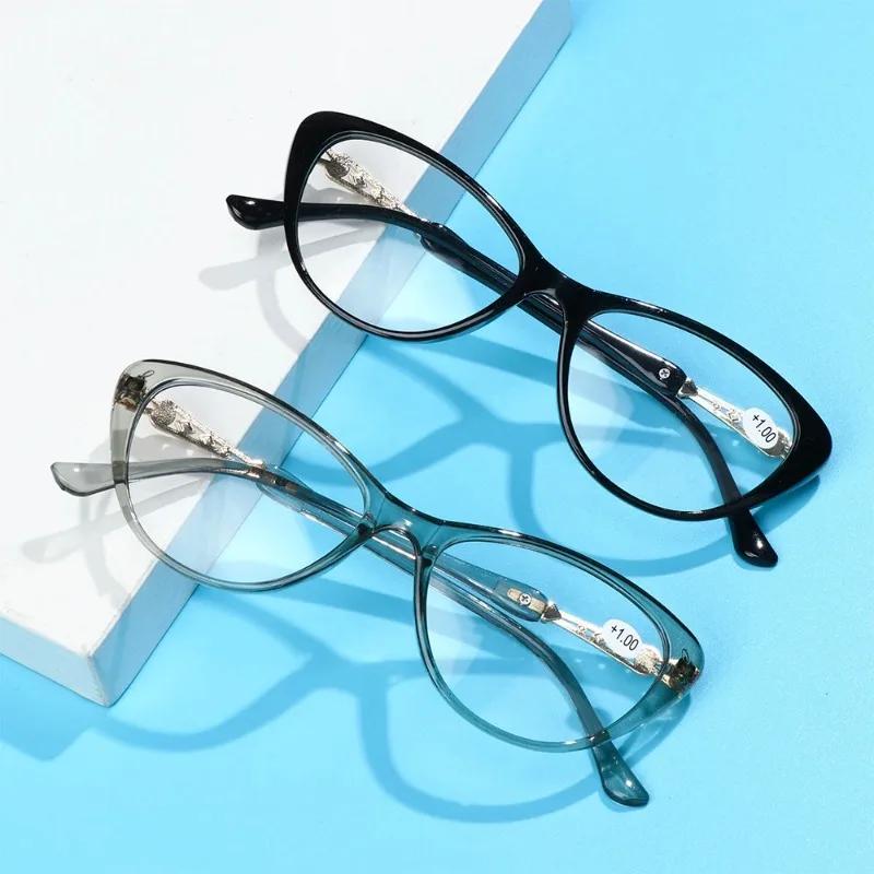 Cat Eye Reading Glasses for Women Men Fashion Reading Reader Eyewear Unisex Presbyopic Eye Glasses Diopters