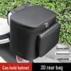 Electric Vehicle Trunk Bag: Large Capacity Rear Hanging Storage for Helmet & Battery.