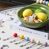 BEPAN 1PC Fruit Plate Ceramic Living Room Table Decoration Ornament High-end Snack Plate Home Storage Basket Household Goods