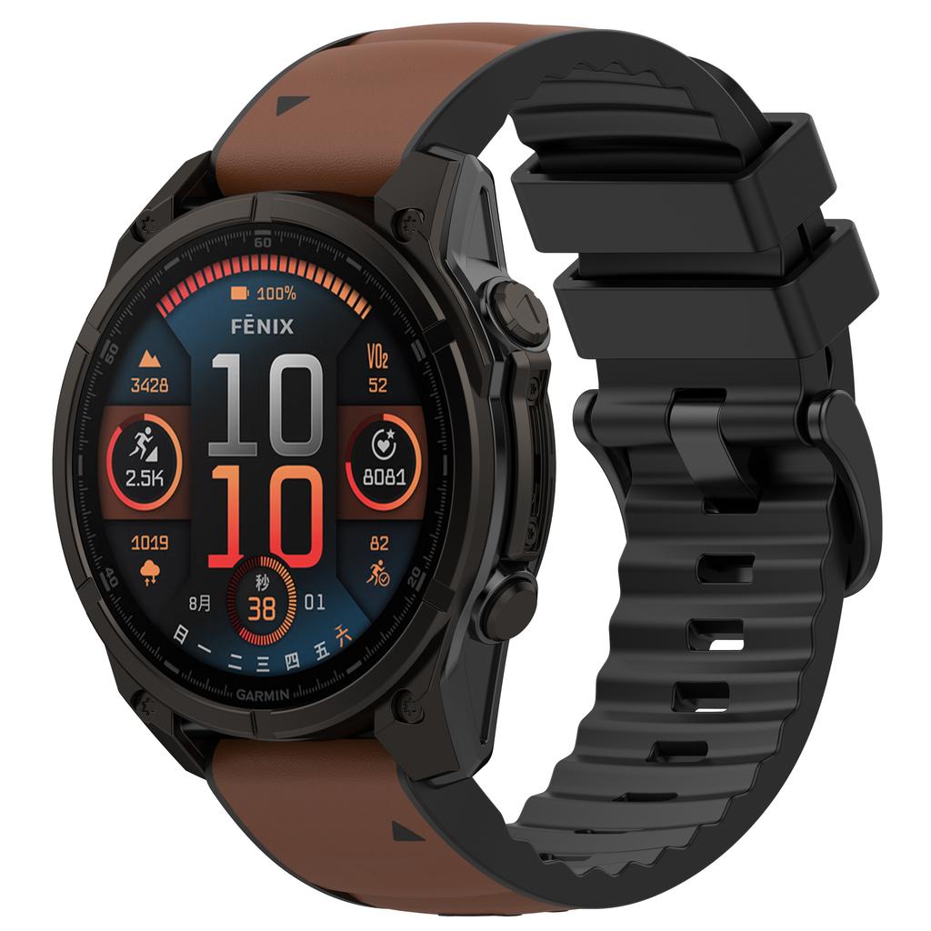 Silikon+Nylon Armband für Garmin Uhr Fenix 8 51/47mm 7/6 7x 6x Band für Forerunner 955 965 für Quatix Smartwatch Sportarmband